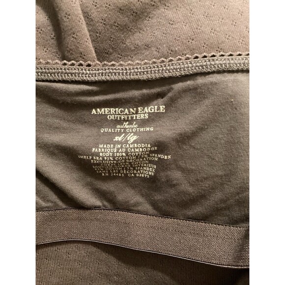 American Eagle Women's Brown Tank Top Size XL Y2K Twilight TVD Elena Gilbert Top - Picture 3 of 3